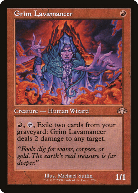 Grim Lavamancer (324) — Dominaria Remastered