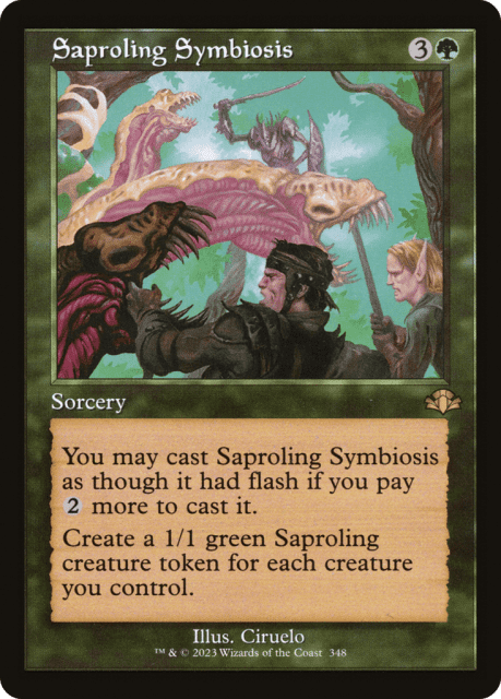 Saproling Symbiosis (348) — Dominaria Remastered