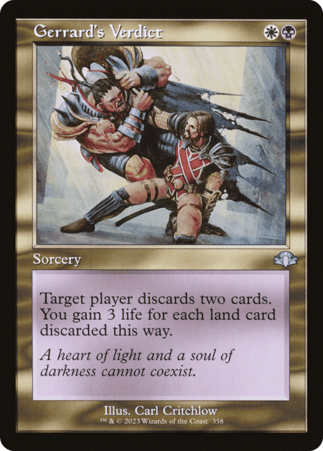 Gerrard's Verdict (358) — Dominaria Remastered