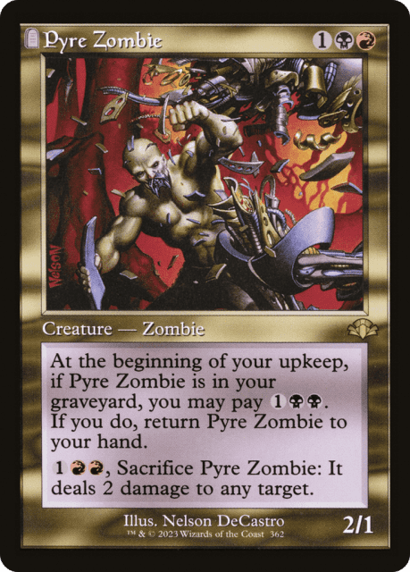 Pyre Zombie (362) — Dominaria Remastered