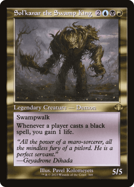 Sol'kanar the Swamp King (368) — Dominaria Remastered