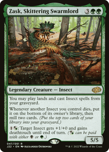 Zask, Skittering Swarmlord (47) — Jumpstart 2022