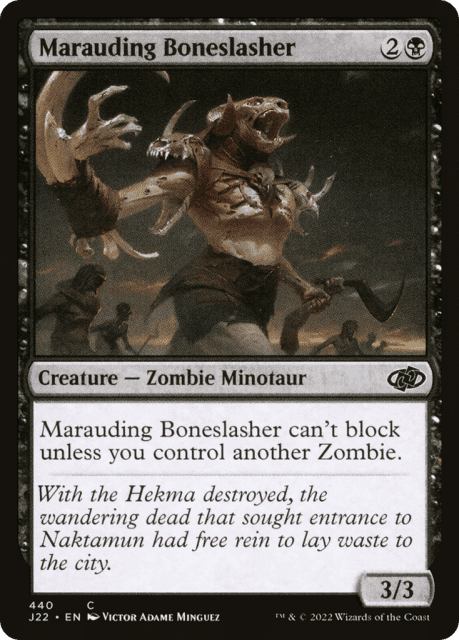 Marauding Boneslasher (440) — Jumpstart 2022