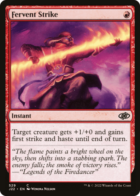 Fervent Strike (529) — Jumpstart 2022