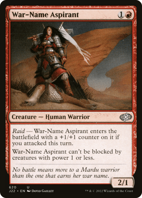 War-Name Aspirant (620) — Jumpstart 2022
