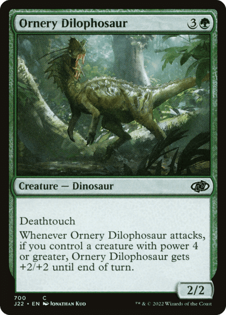 Ornery Dilophosaur (700) — Jumpstart 2022