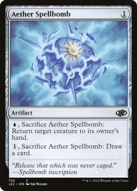 Aether Spellbomb (752) — Jumpstart 2022