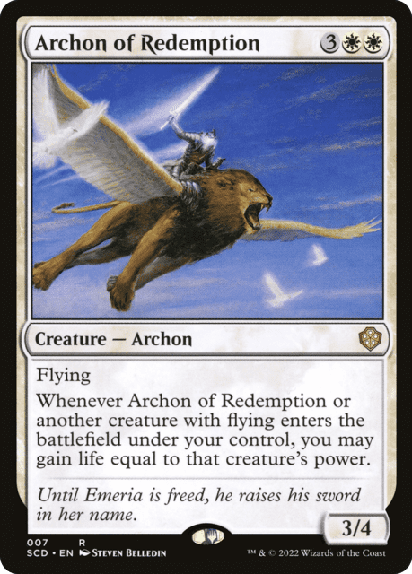 Archon of Redemption (7) — Starter Commander Decks