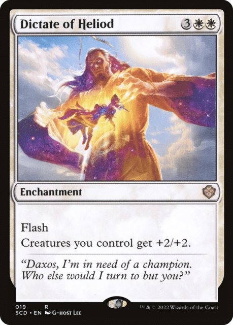 Dictate of Heliod (19) — Starter Commander Decks