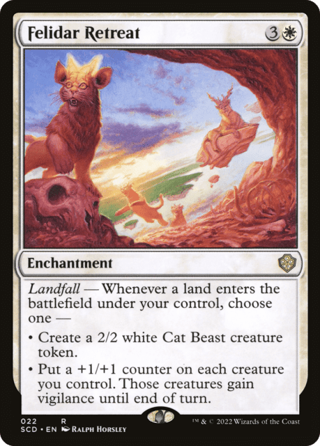 Felidar Retreat (22) — Starter Commander Decks