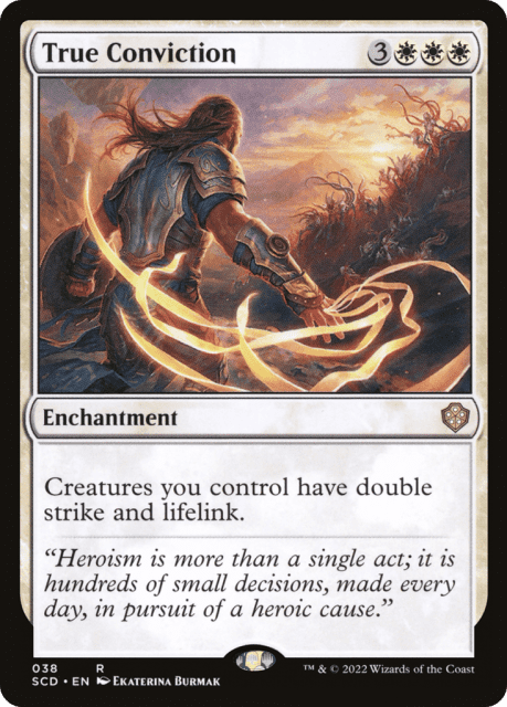 True Conviction (38) — Starter Commander Decks