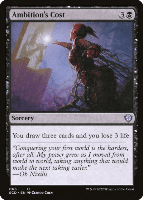 Ambition's Cost (66) — Starter Commander Decks