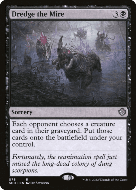 Dredge the Mire (76) — Starter Commander Decks