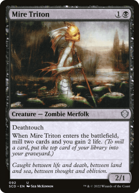 Mire Triton (92) — Starter Commander Decks