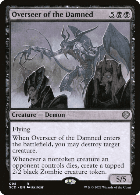 Overseer of the Damned (98) — Starter Commander Decks