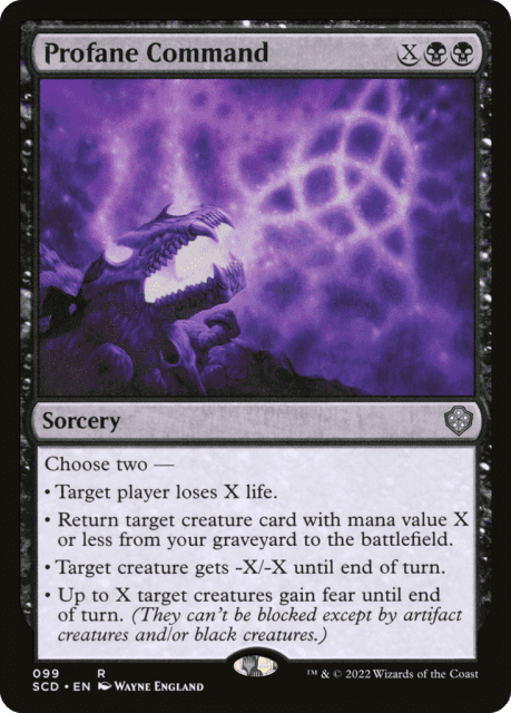 Profane Command (99) — Starter Commander Decks