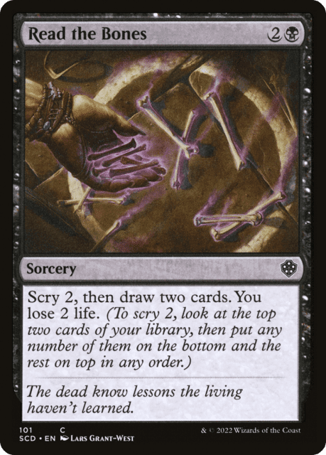 Read the Bones (101) — Starter Commander Decks
