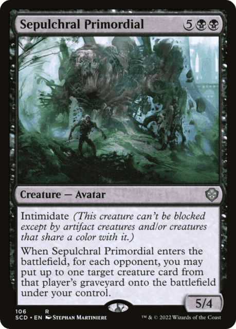 Sepulchral Primordial (106) — Starter Commander Decks
