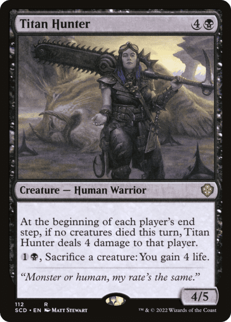 Titan Hunter (112) — Starter Commander Decks
