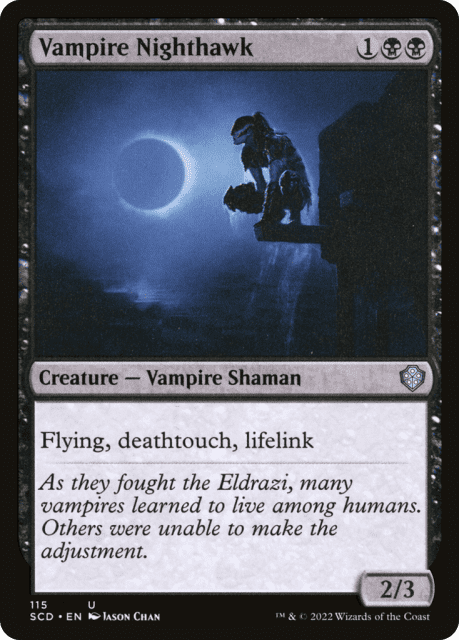 Vampire Nighthawk (115) — Starter Commander Decks
