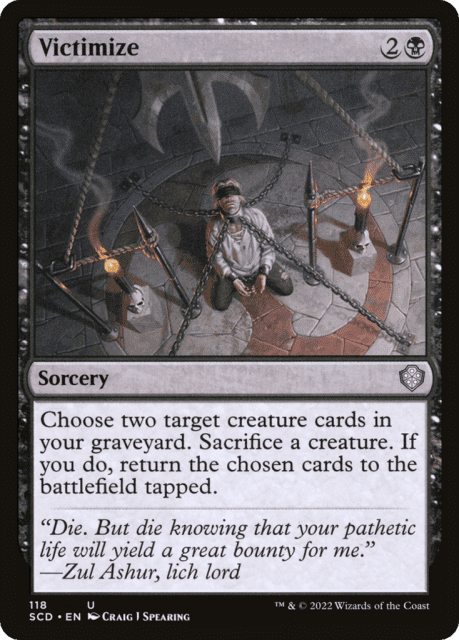 Victimize (118) — Starter Commander Decks
