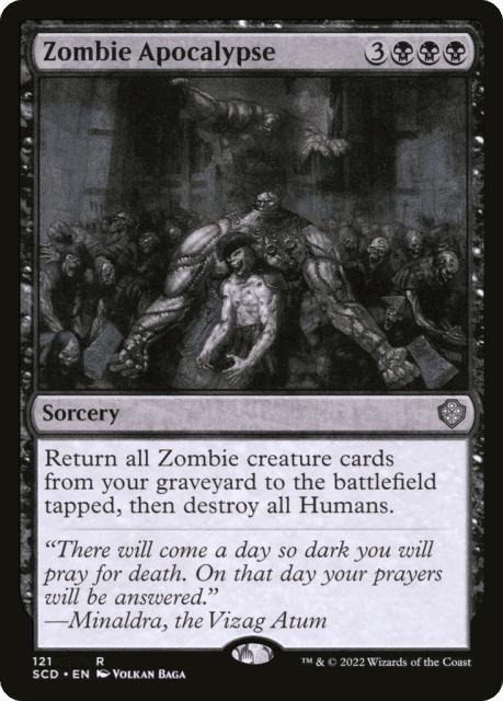 Zombie Apocalypse (121) — Starter Commander Decks