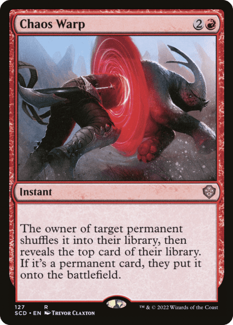 Chaos Warp (127) — Starter Commander Decks