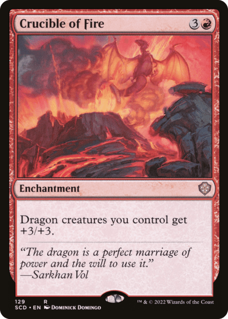 Crucible of Fire (129) — Starter Commander Decks