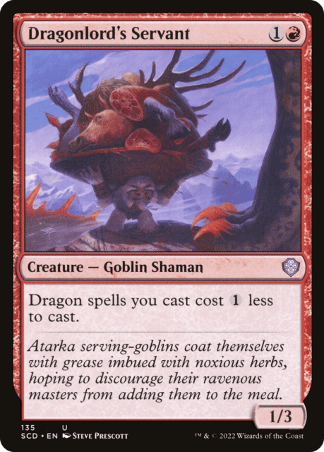 Dragonlord's Servant (135) — Starter Commander Decks