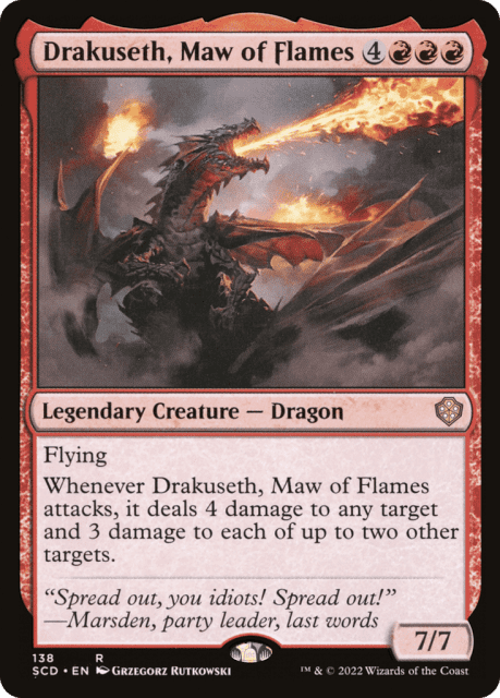 Drakuseth, Maw of Flames (138) — Starter Commander Decks
