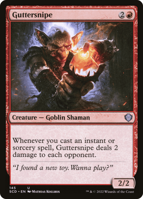 Guttersnipe (145) — Starter Commander Decks