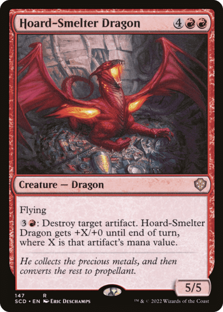 Hoard-Smelter Dragon (147) — Starter Commander Decks