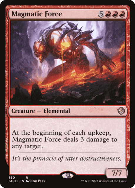 Magmatic Force (150) — Starter Commander Decks