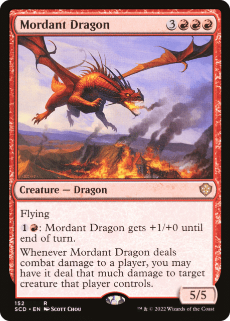 Mordant Dragon (152) — Starter Commander Decks