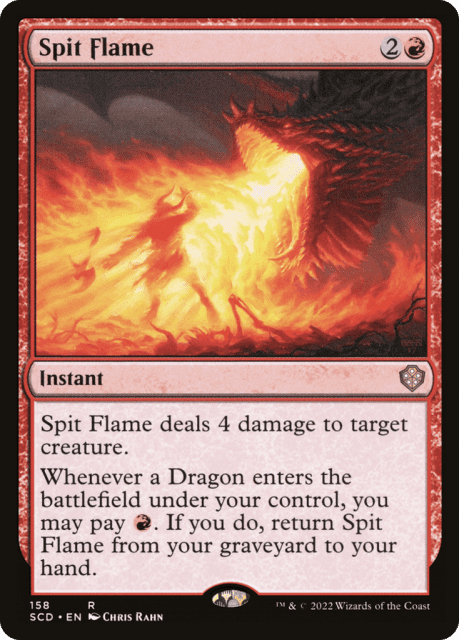 Spit Flame (158) — Starter Commander Decks