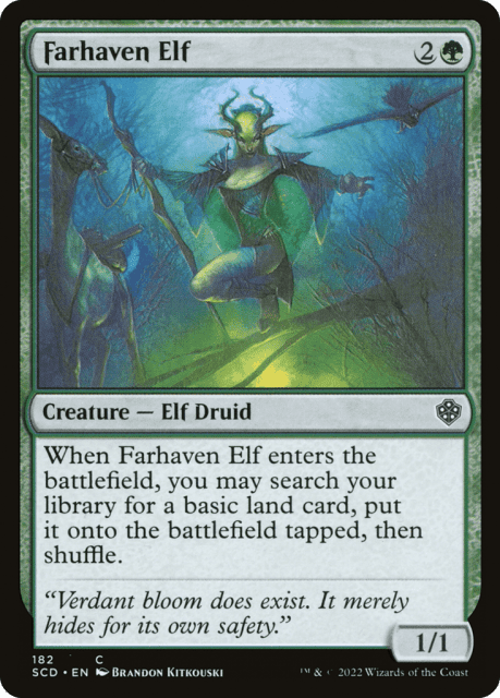 Farhaven Elf (182) — Starter Commander Decks