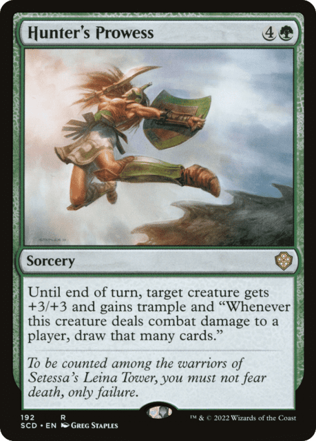 Hunter's Prowess (192) — Starter Commander Decks