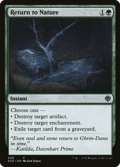 Return to Nature (206) — Starter Commander Decks
