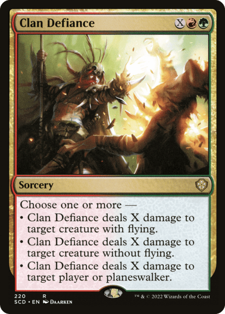 Clan Defiance (220) — Starter Commander Decks