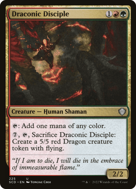 Draconic Disciple (225) — Starter Commander Decks