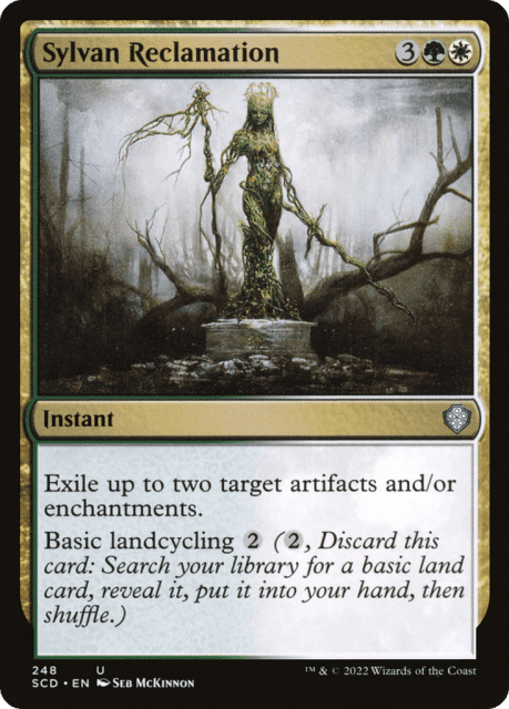 Sylvan Reclamation (248) — Starter Commander Decks