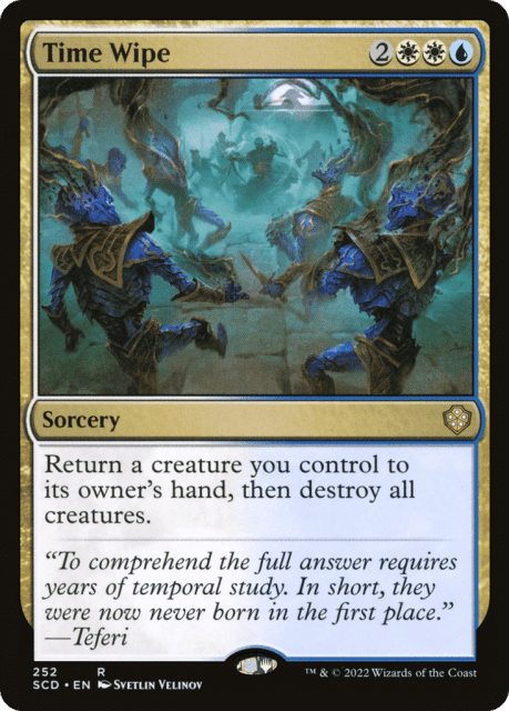 Time Wipe (252) — Starter Commander Decks