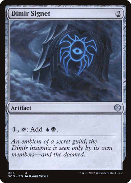 Dimir Signet (263) — Starter Commander Decks