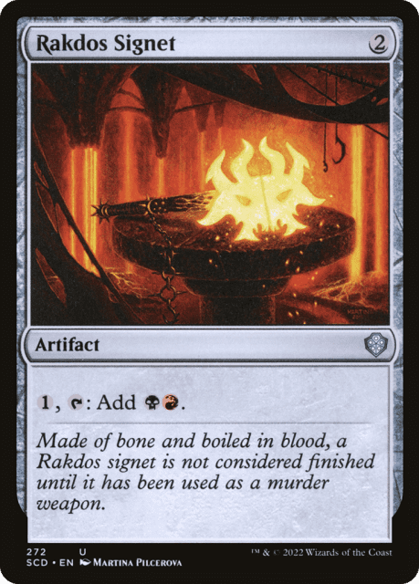 Rakdos Signet (272) — Starter Commander Decks
