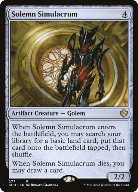 Solemn Simulacrum (277) — Starter Commander Decks