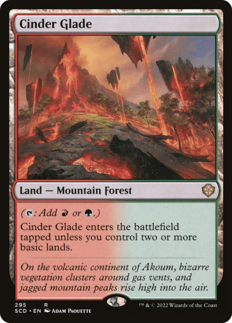 Cinder Glade (295) — Starter Commander Decks