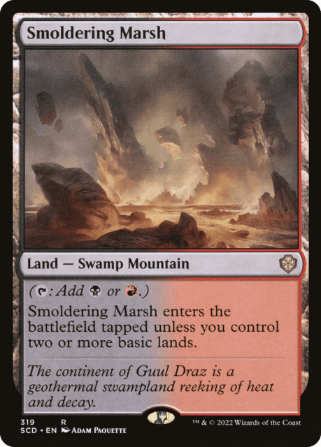 Smoldering Marsh (319) — Starter Commander Decks