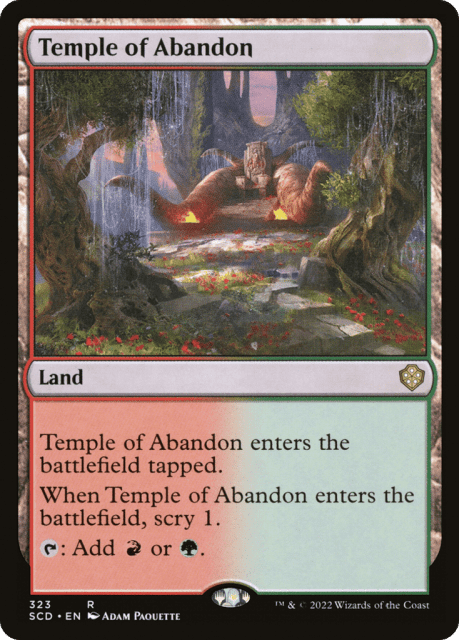 Temple of Abandon (323) — Starter Commander Decks