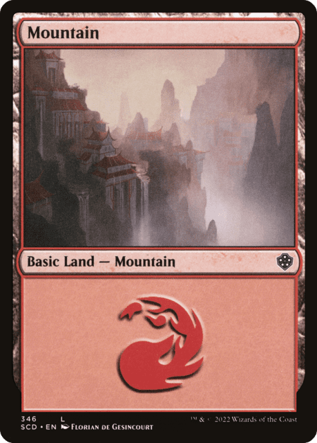Mountain (346) — Starter Commander Decks
