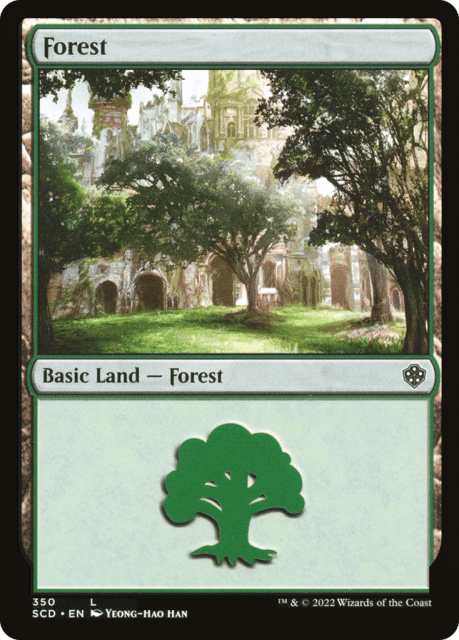 Forest (350) — Starter Commander Decks